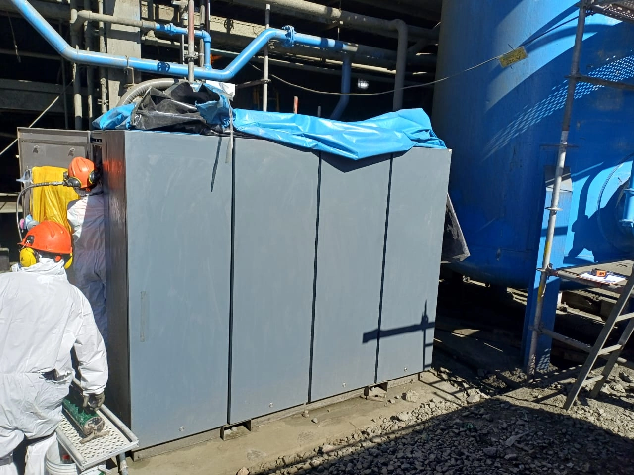 REEMPLAZO DE COMPRESORA CPT12 PARA PLANTA DE FILTRO CONCENTRADORA #1 TOQUEPALA - Imagen 2